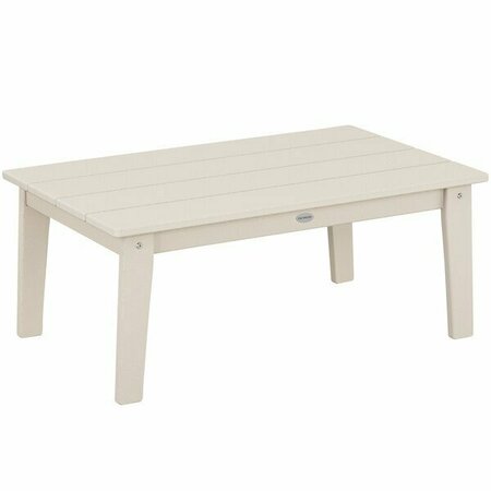 POLYWOOD Lakeside 36'' x 22 5/16'' Sand Coffee Table 633CTL2336SA